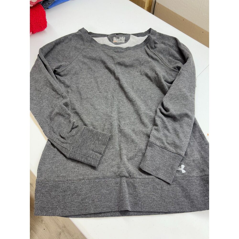 Women's Under Armour Cold Gear Dark Gray Pullover size Medium